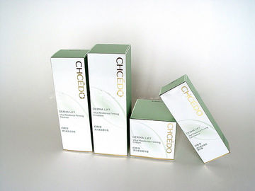 Silk-Screen Printing Varnish White Paperboard Cosmetic Packaging Boxes