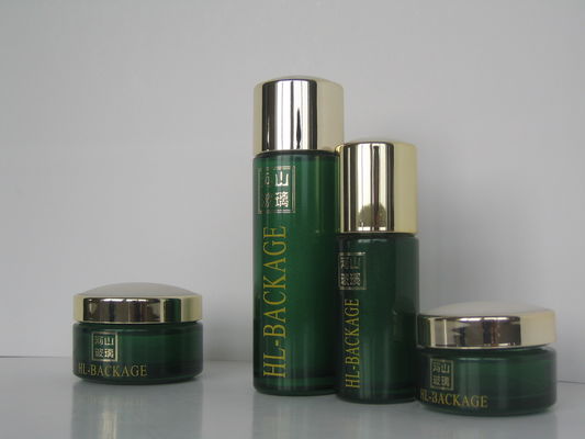 ขวดและขวดแก้วเครื่องสำอาง Frosted Flint Cream ที่กำหนดเอง 100ML 40ML