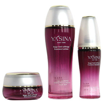 กำหนดเอง 4 ออนซ์ 1 ออนซ์เป่าขวดแก้วเครื่องสำอางอิมัลชันว่างเปล่าและขวด